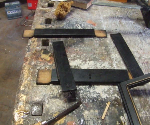 Barock-Stockuhr Holzrestaurierung