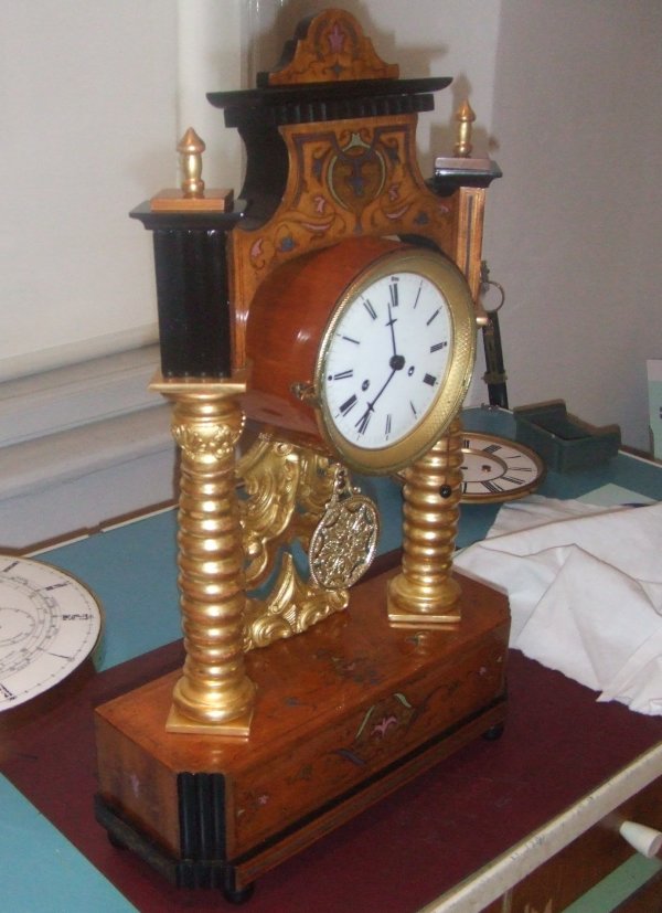 Restaurierung Biedermeieruhr fertig