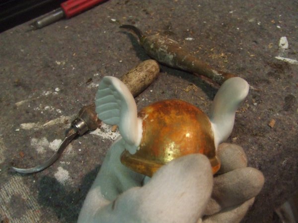 Flügel Hermes fertig