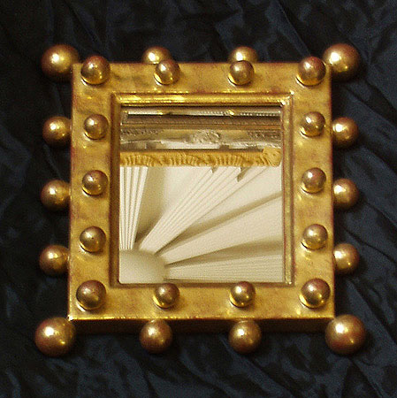 Kugeldesign-Rahmen Gold