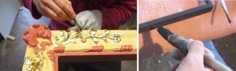 Rahmenleiste Oberfläche Wiener Rahmen