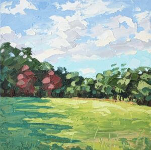 Schlosspark Pötzleinsdorf Landschaftsmalerei zeitgenössisch